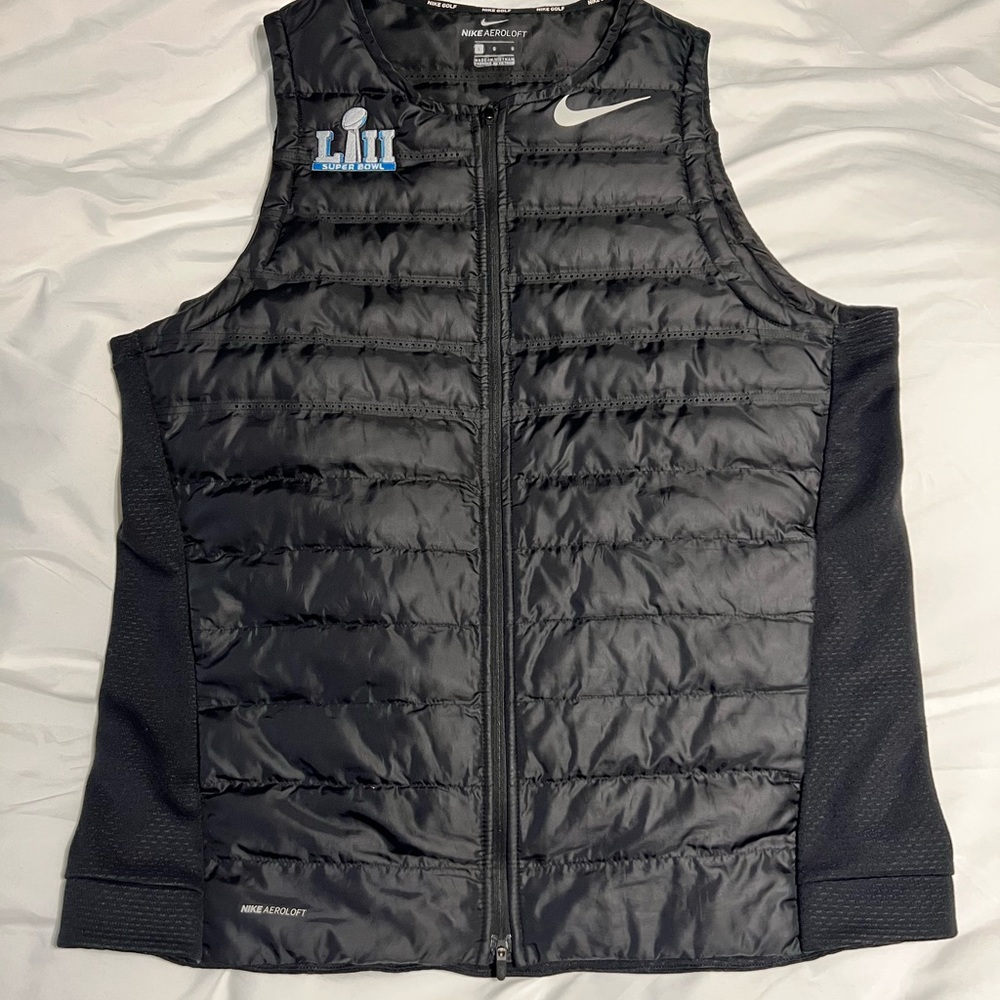 Nike Super Bowl 52 Aeroloft Black Vest Mens L